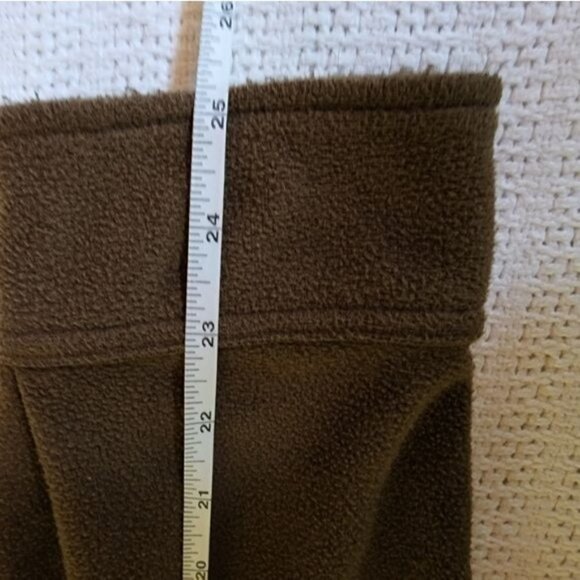 L.L. Bean Vintage Brown Fleece Button Down Warm LS Pocketed Sz. XL Shacket - Picture 10 of 10